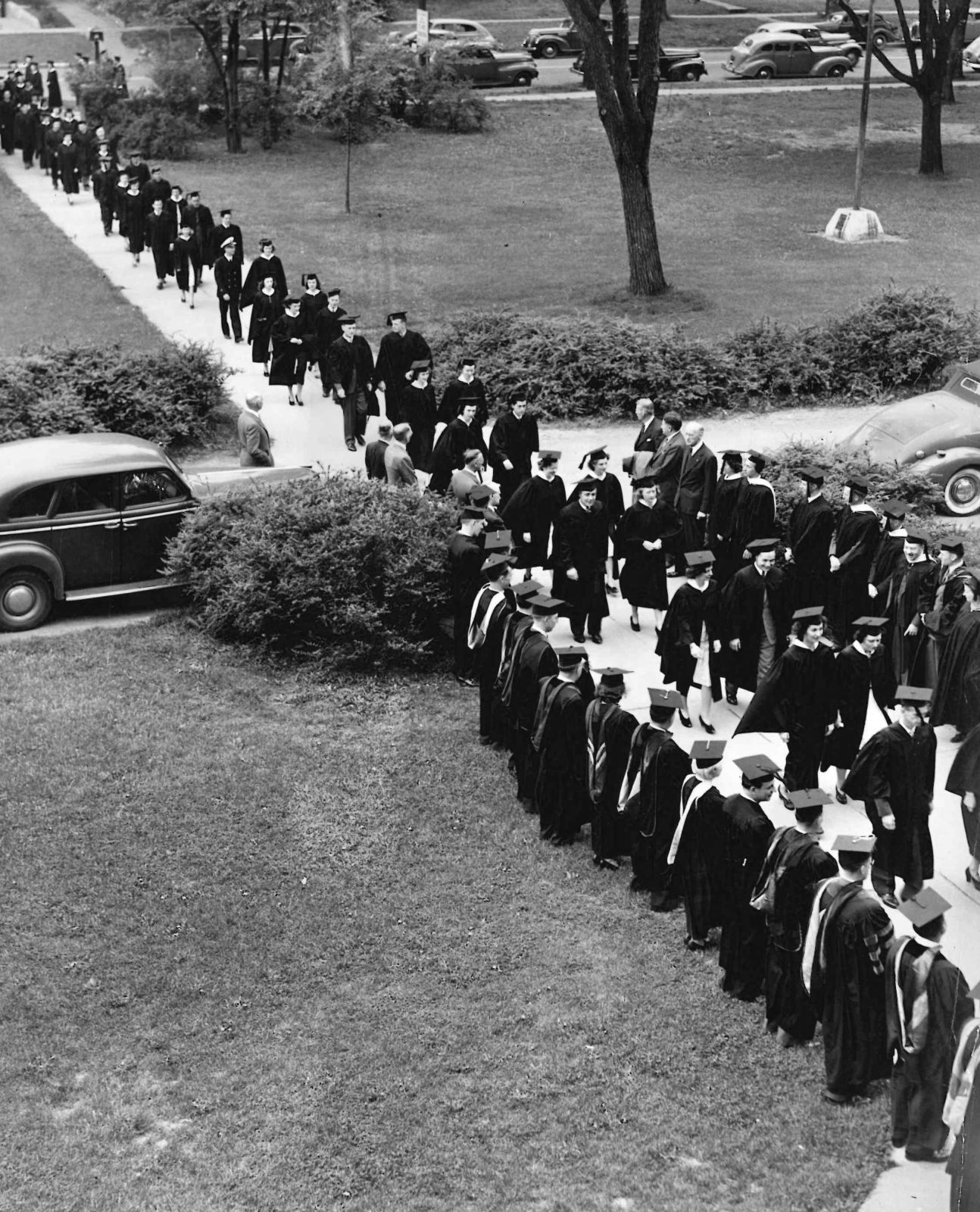 Graduate procession